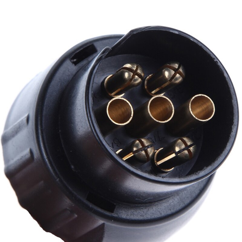 12V Plastic Trailer Adapter Connector 7 Pin To 13 Pin Caravan Electrical Signal Converter Adaptor Towbar Towing Socket