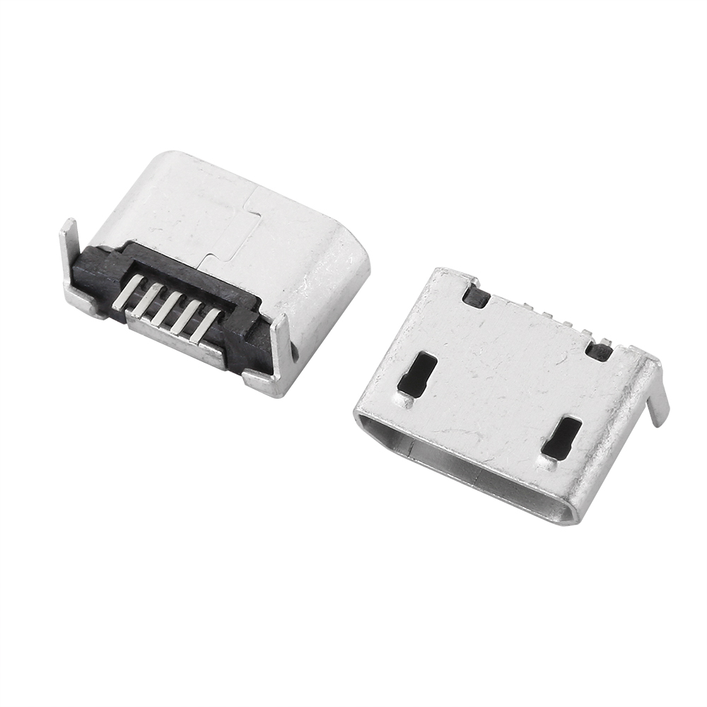 Micro usb 2p 5p jack opladningsport stik dock oplader dip smd til telefon tablets højttalere osv. port stik strømstik