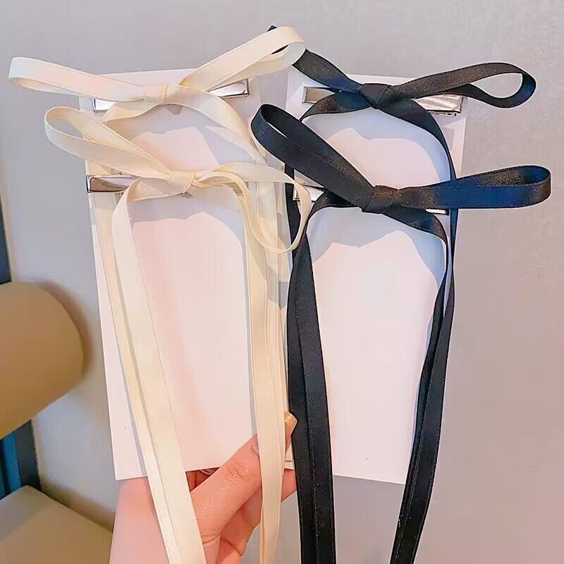 Cinta con lazo para el pelo de colores coreanos, pinzas para el pelo con lazo a la , horquillas con Clip LATERAL, diadema para mujer, accesorios para el cabello: Verde