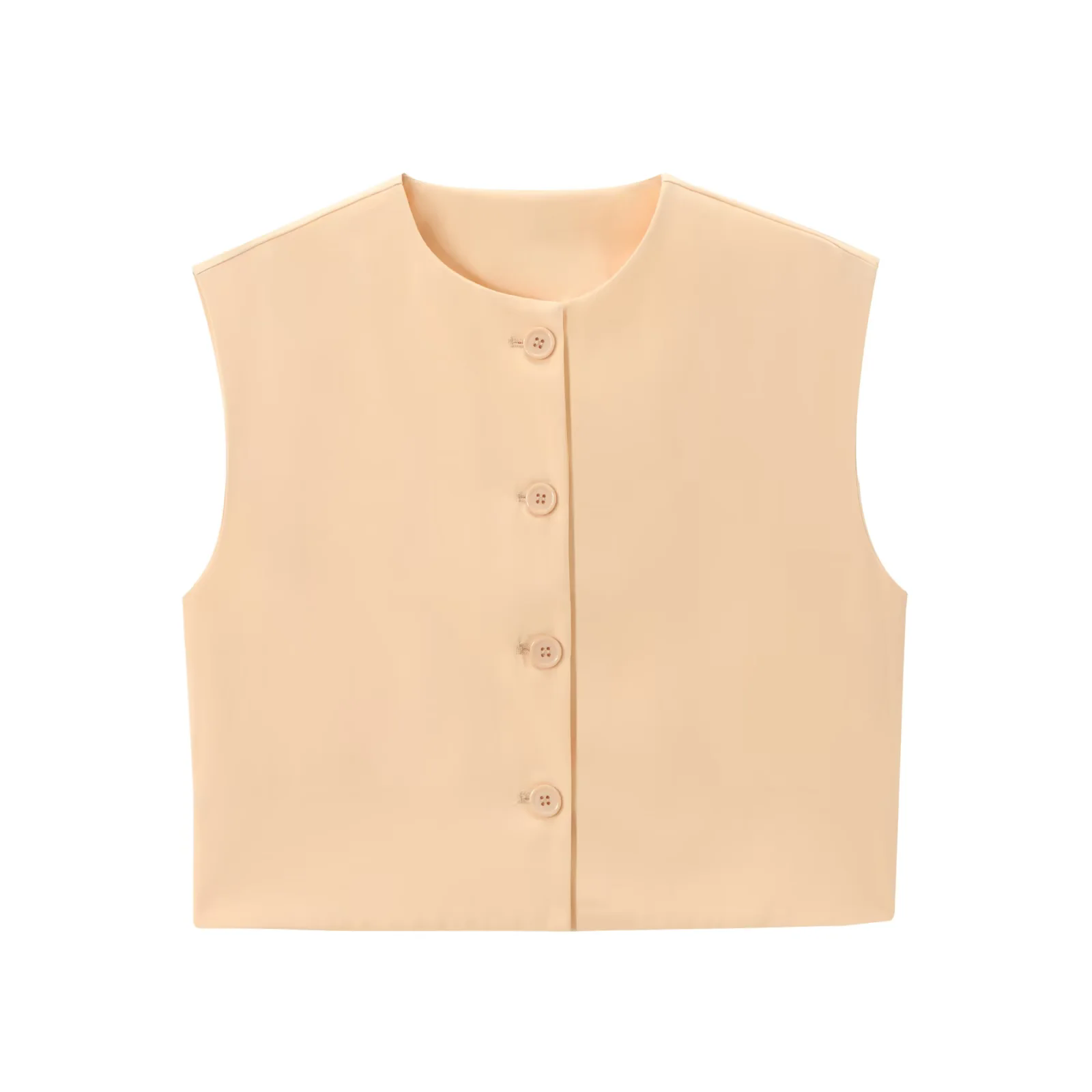 Chaleco Vintage sin mangas para mujer, chalecos holgados a la , abrigo sin mangas para mujer, prendas de vestir exteriores informales para mujer, ropa de calle básica, Tops: L / Azul cielo
