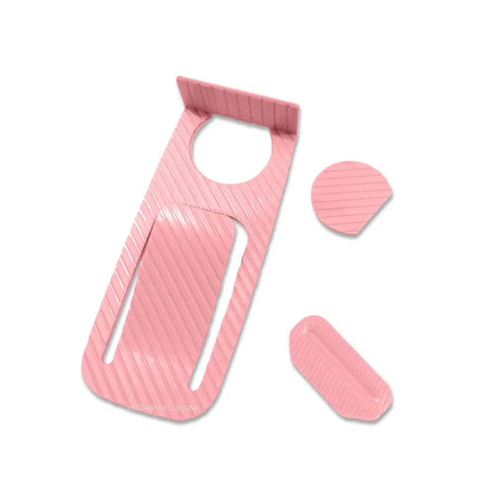 Spring Innovative Door Stopper Properly Holds Your Open Door Wedge Holder Multi-function Door Stopper Safety Protector: Pink