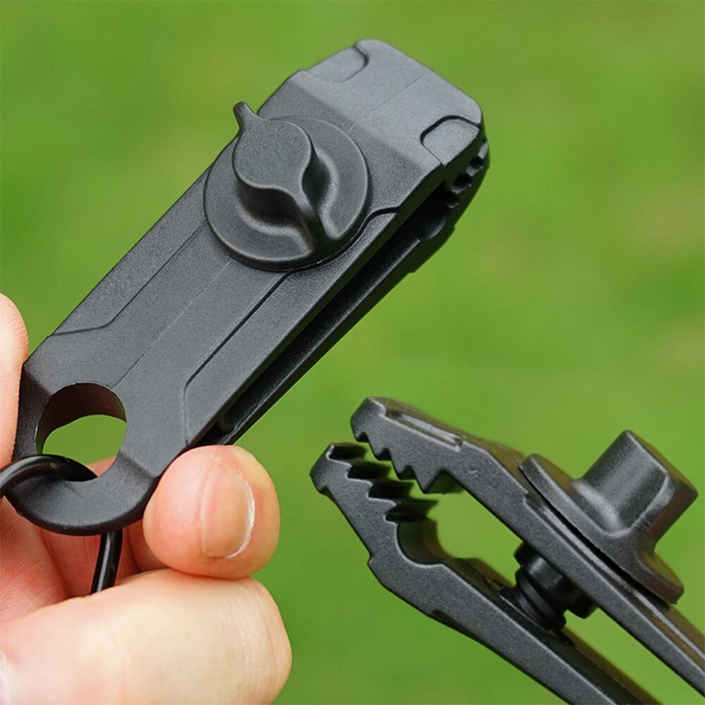 5Pcs Herbruikbare Dekzeil Clip Duurzaam Luifel Tent Sjorren Gesp Outdoor Camping Luifel Haak Winddicht Touw Tarp Clip