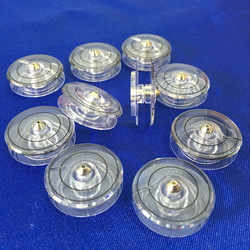 10 STKS Plastic Clear Spoel voor Zangeres met Metal Center AA7252