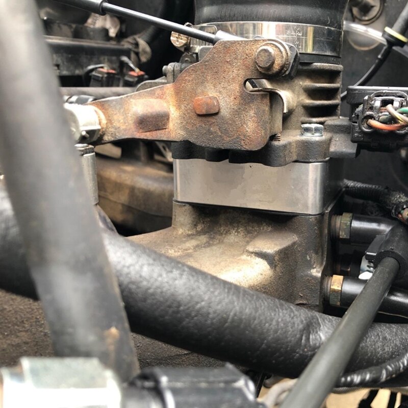 Throttle Body Spacer for 199106 Jeep Wrangler TJ Grandado