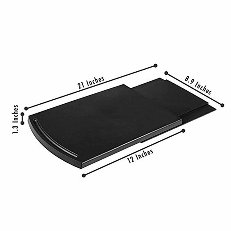 Tapete deslizante para bandeja de café de cocina Caddy, dispositivo de 12 pulgadas para armario, cafetera, tostadora, Mostrador de almacenamiento con deslizador móvil