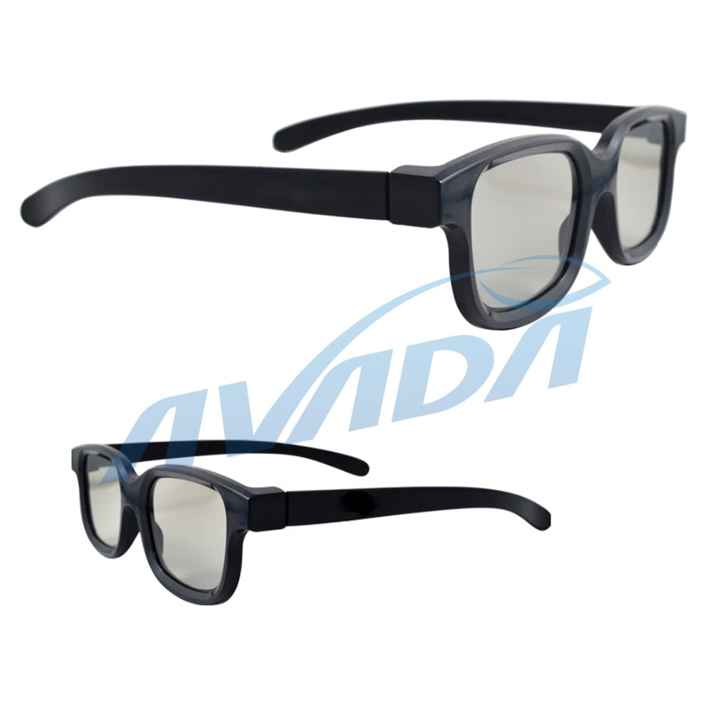 50 stks/partij 3D Lineaire gepolariseerde bril 45/135 Graden Lineair Gepolariseerde 3D Bril