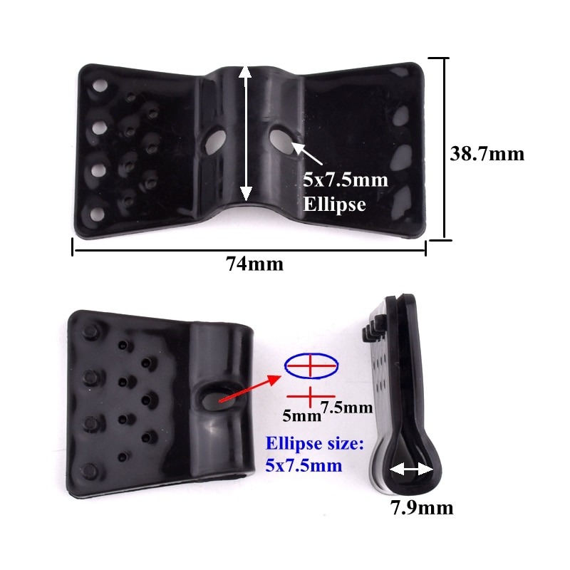 1 ~ 100Pcs Vlinder Type Zonnescherm Netto Clip Huis Hek Installatie Haak Kas Film Zonwering Netto Klem Outdoor tent Hangen