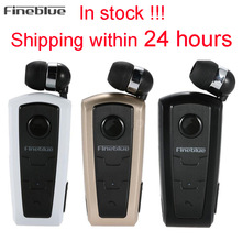 Fineblue F910 Mini Draagbare Draadloze Bluetooth Oortelefoon Headset In-Ear Trilalarm Dragen Clip Handsfree Oortelefoon Voor Telefoon