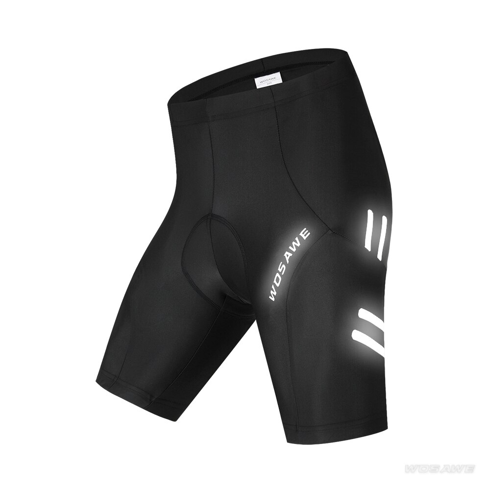 WOSAWE Männer MTB Radfahren Shorts mit Atmungs 5D Gel Padded Weiche Reflektierende Quick Dry Bike Berg Downhill Kurze Hosen