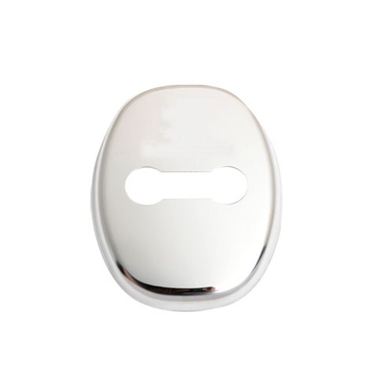 Automobile stainless steel door lock cover 4pcs/set Interior accessories for Toyota for Lexus UX NX RX CT LX series: Silver