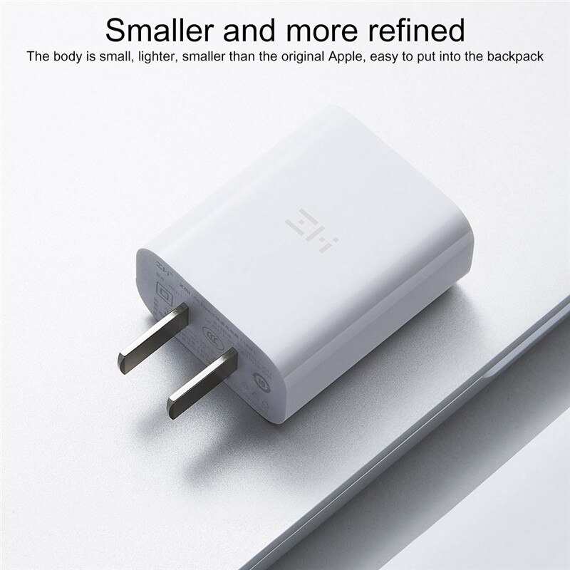 Original Xiaomi ZMI XIAOMI UNS stecker praktisch ladegerät 5 V/2A 10W usb schnelle Ladung für iPhone ipad, BC1.2 Protokoll