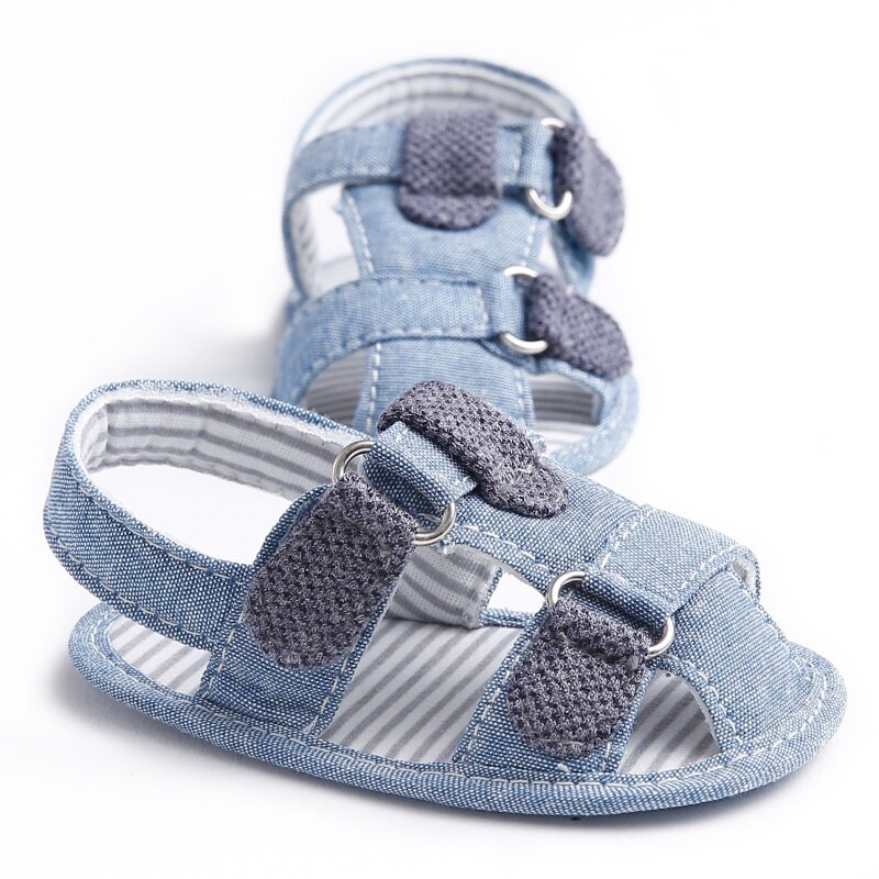 Summer baby girl sandals Shoes Denim Closed Toe