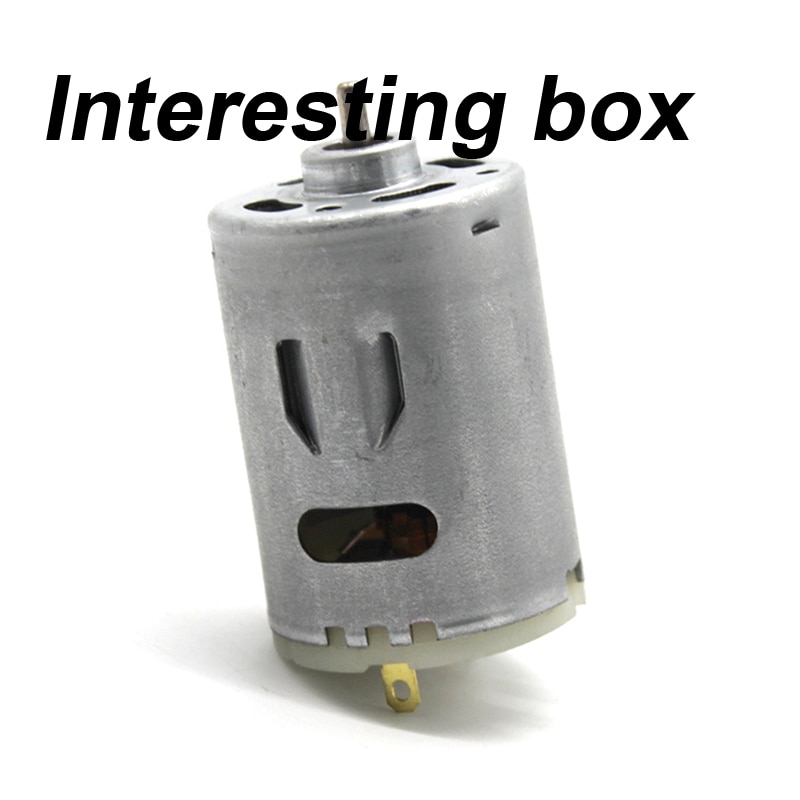 Qsx-545 motor 6V 12V large torque DIY micro tool material small electric drill motor accessories