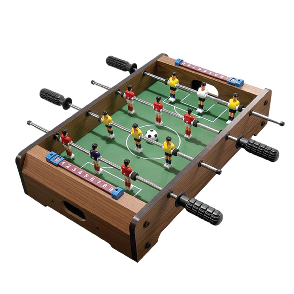 Portable Soccer Table Foosball Competition Table Top Set Parent-child Games Small-sized Foosball