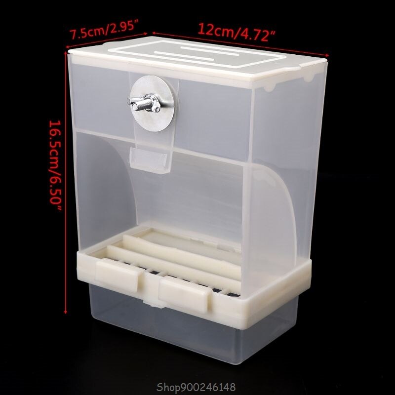 Automatic Birds Feeder Poultry Feeding Tool Fodder Food Container Splashproof Storage For Pigeon Parrot Chicken O12 20