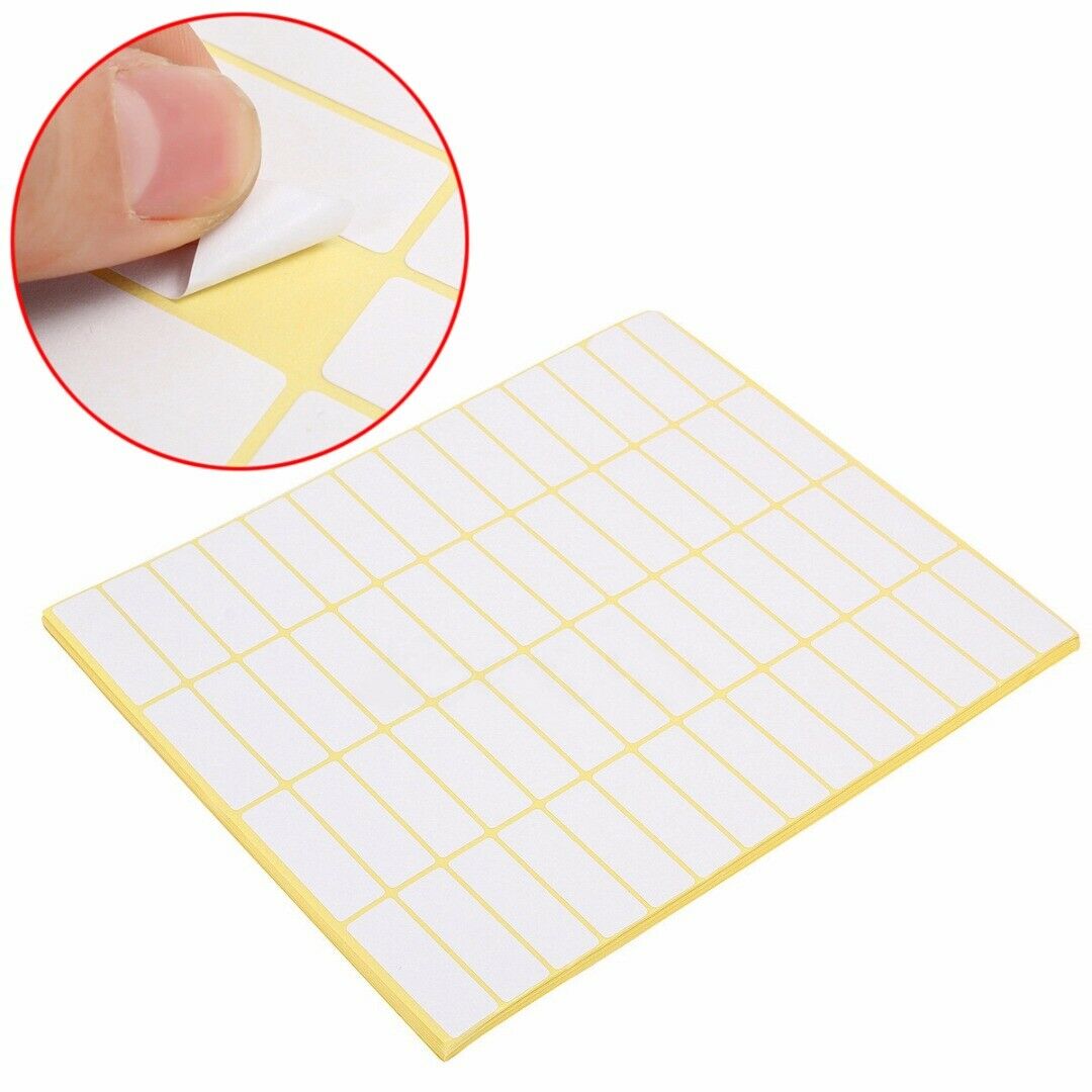 840 white adhesive label 13x38 mm price blank white sticker small paper sticker sticker writable note sticker label crafts