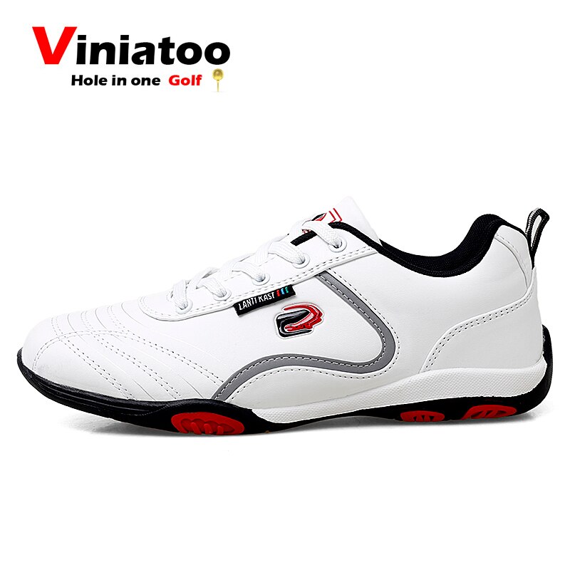 Vanntette golfsko herre lett golf joggesko herre anti skli golf joggesko hvit svart utendørs gåsko