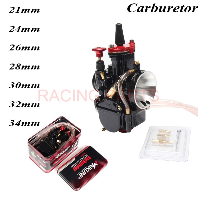 Carburador Universal PWK de 21, 24, 26, 28, 30, 32 y 34mm para motocicleta, ATV, Quad, Dirt bike