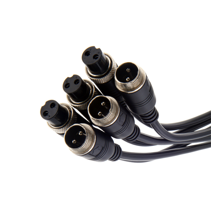 GX16 8 broches noyau mâle à femelle mâle femelle câble d'extension connecteur d'aviation pour caméra de vidéosurveillance sécurité DVR prise jack 3 5 mètres
