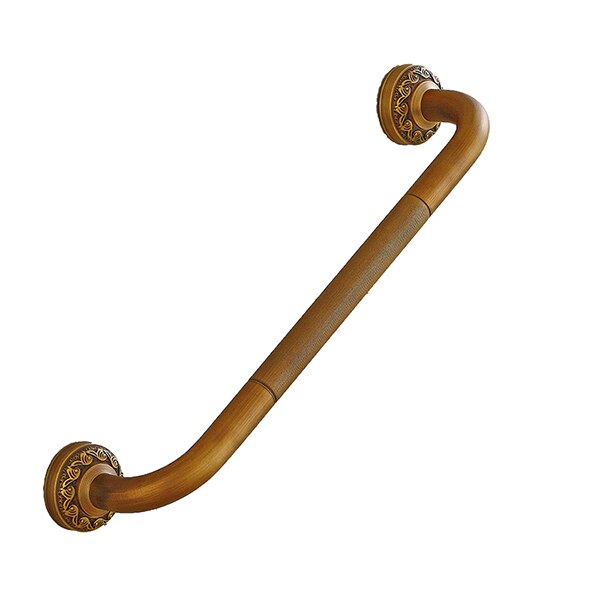 Brass Bathroom Accessories Set Gold Polished Robe Hooks Soap Dishes Toilet Brush Holders Toilet Blowing Rack Towel Bars: Bathtub Safety Rails