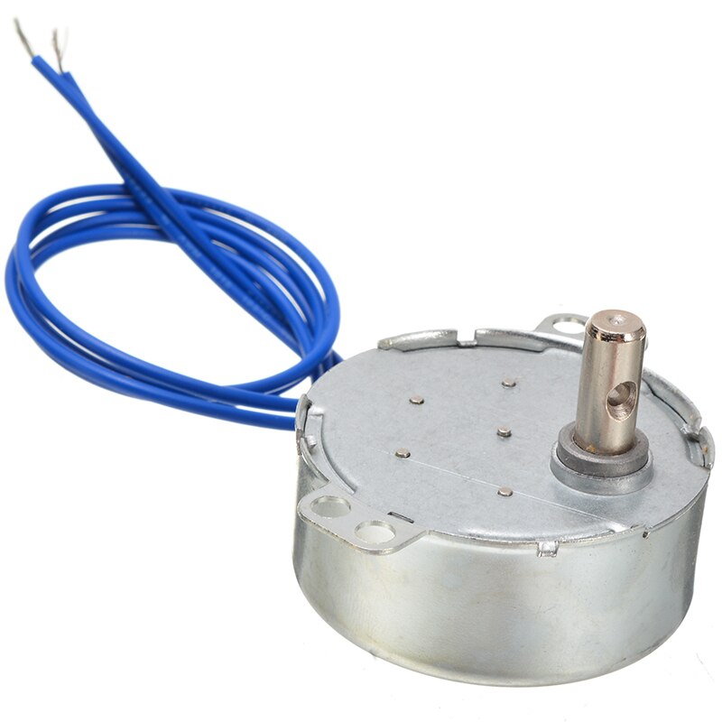 1pc 4W 50/60Hz 2.5-3RPM AC 100-127V Electric Motors Turntable Synchronous Motor CCW/CW Direction For Fan Microwave Oven Mayitr