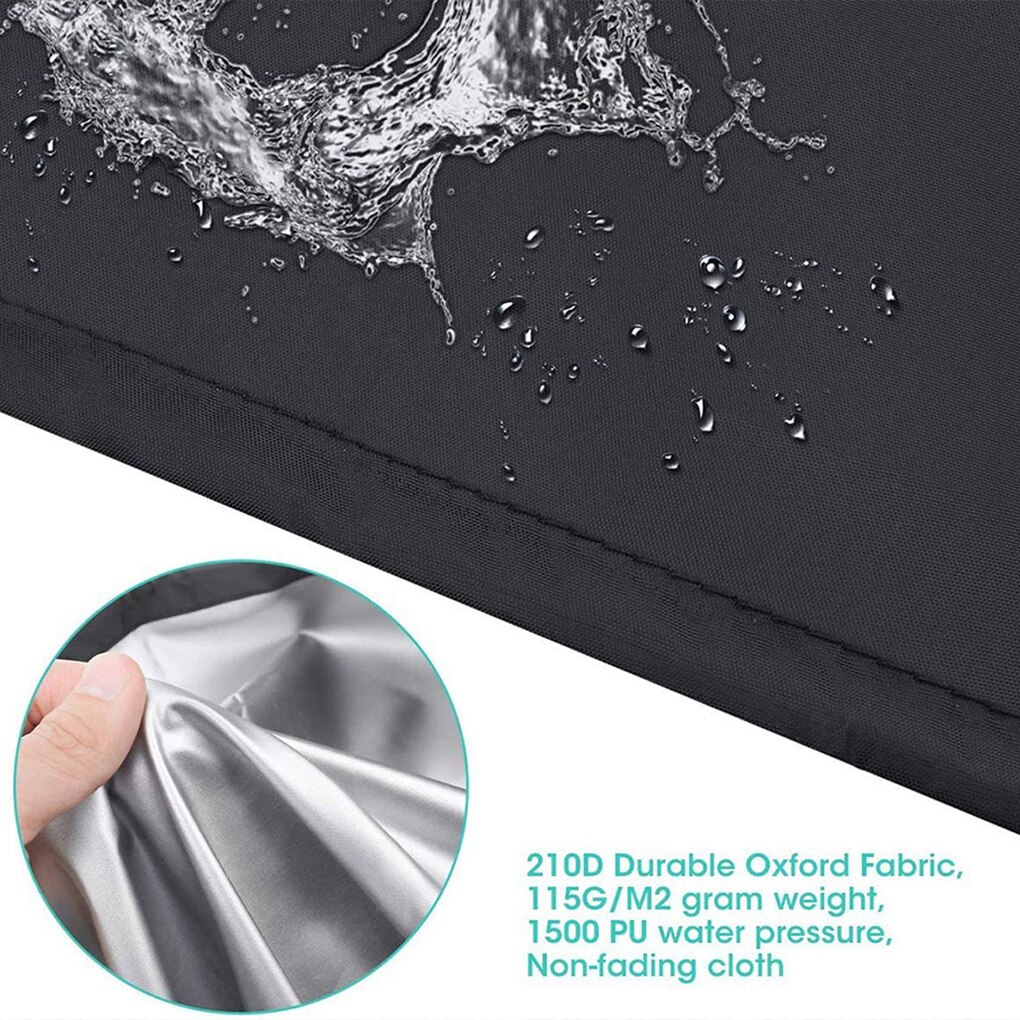 Stove Chimney Fire Pit Heater Cover Protective Cover Windproof And Waterproof Outdoor BBQ Terrace Garden Balcony