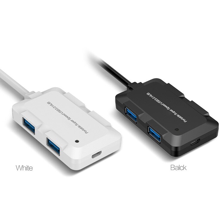 Mxhxm 4in1 Extension USB3.0 High-Speed Netwerk Kabel Seperater Type-C 3.1 Hub Concentrator