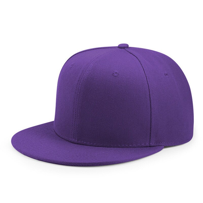 Casquette à rabat de couleur unie pour hommes et femmes, casquette d&#39;extérieur, réglable, Hip Hop, baseball, bonne