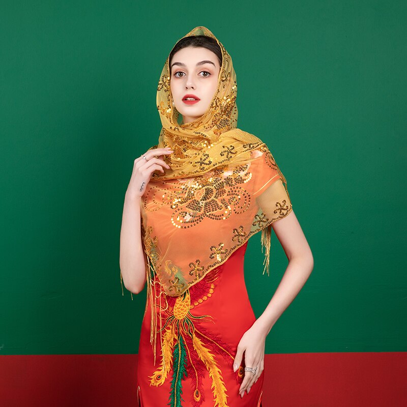 Bolero De encaje De lentejuelas para De Mujer, capa para vestido De noche, Bolero, boda, abrigos, chales, bufanda: Oro