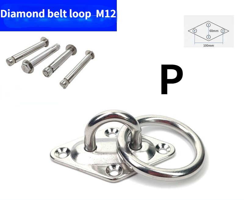 304 stainless steel ceiling hook pad eye plate u-shaped hooks stainless steel ceiling hooks