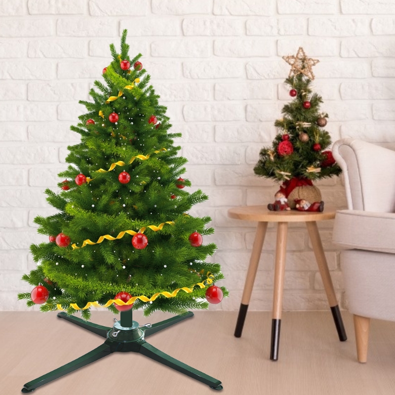 Rotating Christmas Tree Stand Artificial Trees Base Bracket Bottom Holder Electric Rotating Indoor Outdoor Home Items