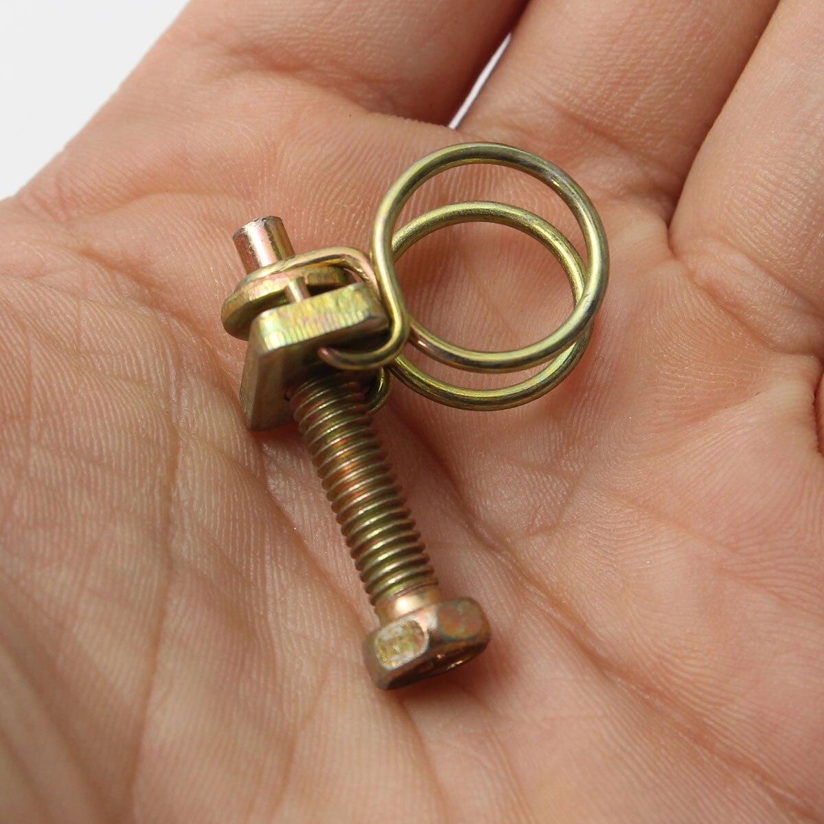 2Pcs Hose Clamp Adjustable Pipe Clamp Double Wire Hose Clip Clamp Plumbing Fastener Hardware 20 Sizes