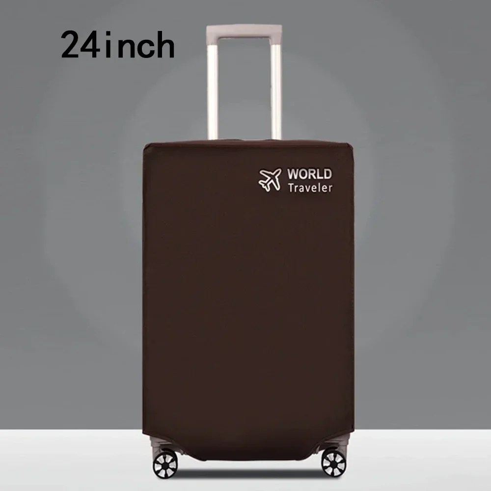 Luggage Cover SuitCase Covers Dustproof Trolley Wear-resistant Anti-scratch Luggage Protector Cover 20-30Inch Non-woven Fabric: Light Grey