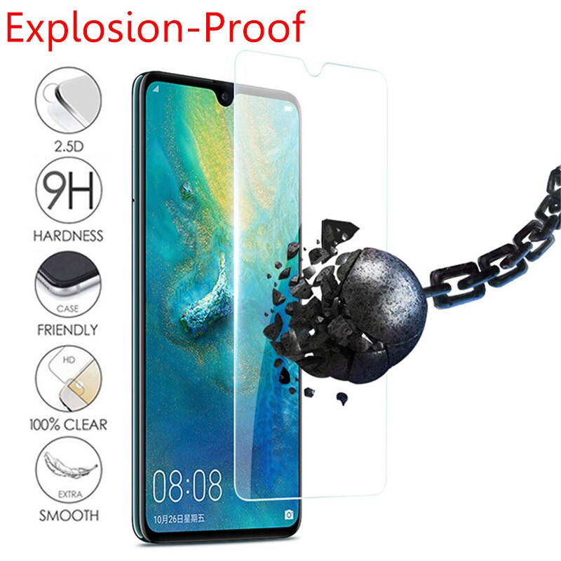 2Stck p30 lite rügestochen glas auf Für Huawei p30 Lite Bildschirm Schutz glas für huawei huawey p 30 lite licht fallen 9h