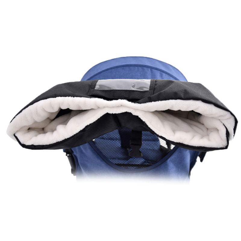 Warme handschoenen voor kinderwagens, unisex, casual, winter, warme handtas voor kinderwagens, bont, fleece, kinderwagenaccessoires