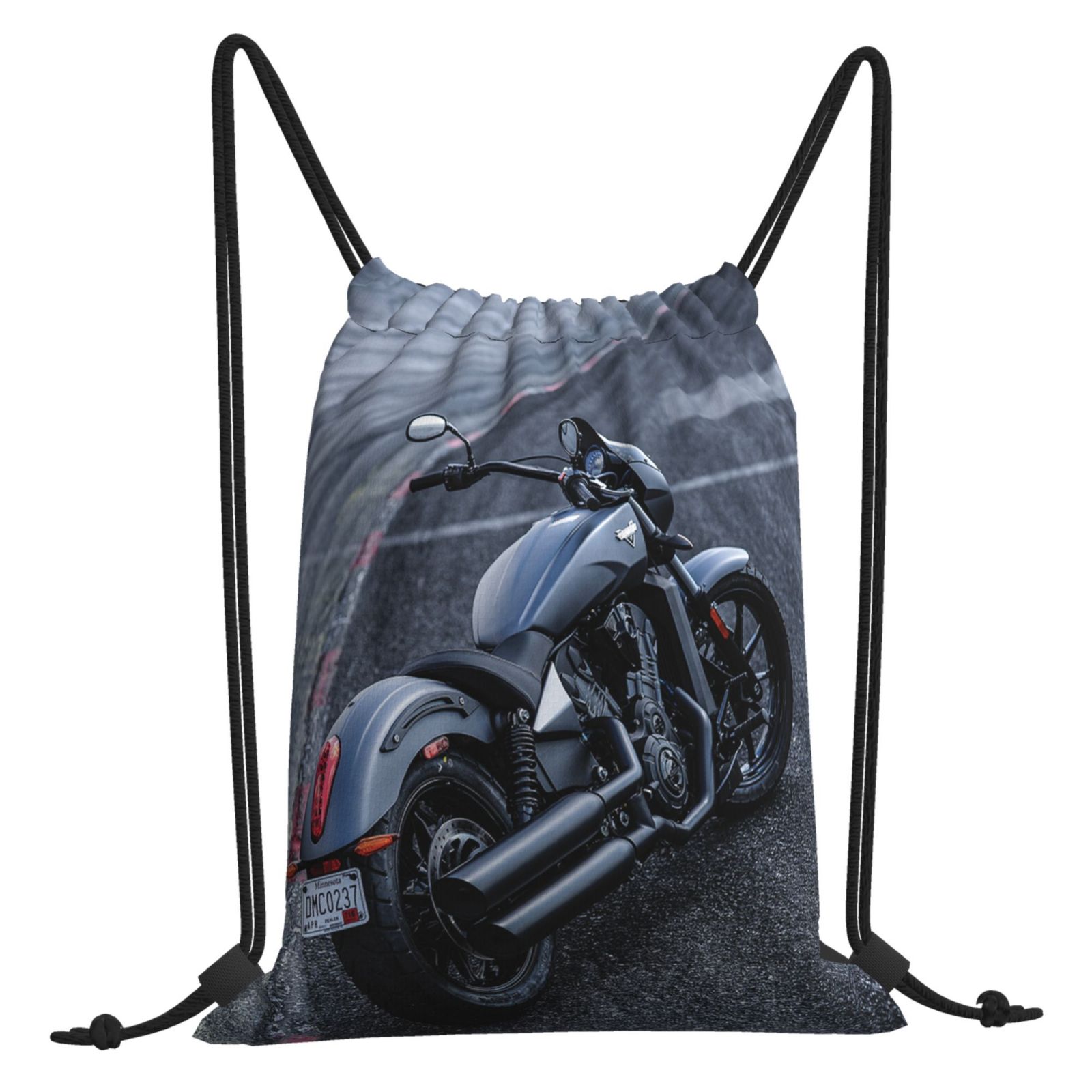 Victory Motorcycle Waterdichte Trekkoord Rugzak Rugzak Unisex Sport Fitness Reizen Outdoor Sport Trekkoord Zak