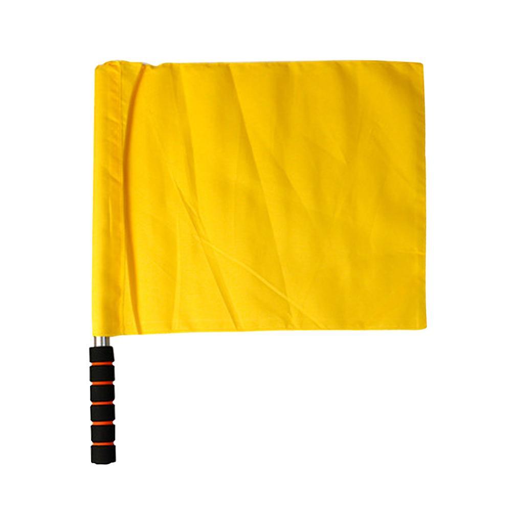 Track Field Competition Signal Flag Soccer Referee Flag Command Flag Indicator Flag Steel Referee Equipment: A