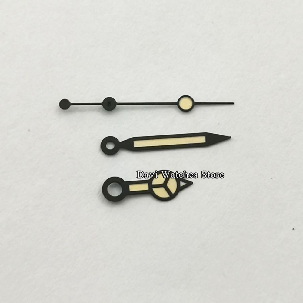 Aiguilles de montre pour hommes, nouvelles montres lumineuses vertes adaptées à Eta 2824 2836,Miyota 8215 821A série 82, mouvement DG2813 3804: H-fit miyota82 DG