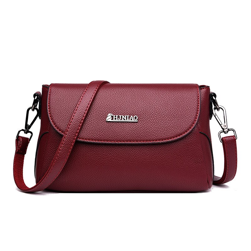 Manufacturers women's single shoulder bag, Messenger Bag, middle-aged and old women's bag, leisure ,: Wine