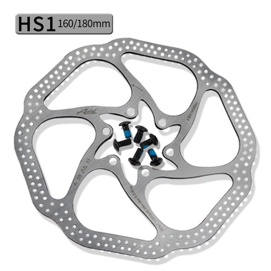Rotore Disco Freno Bici Air Bike – 160mm O 180mm Inox + 6 Bulloni Per MTB