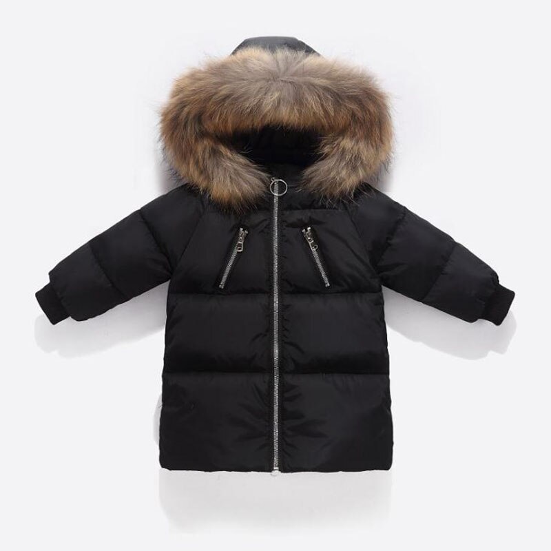 Capuchon Winter Baby Bont Winter Snowsuit Warm Sneeuw Wear Kids Russische Winter Kleding voor Jongens en Meisjes