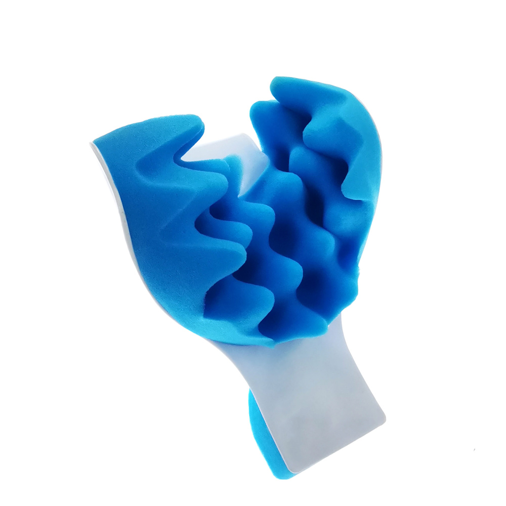 Neck Support Tension Reliever Neck Shoulder Relaxer Blue Sponge Releases Muscle Tension Relieves Tightness Soreness Theraputi