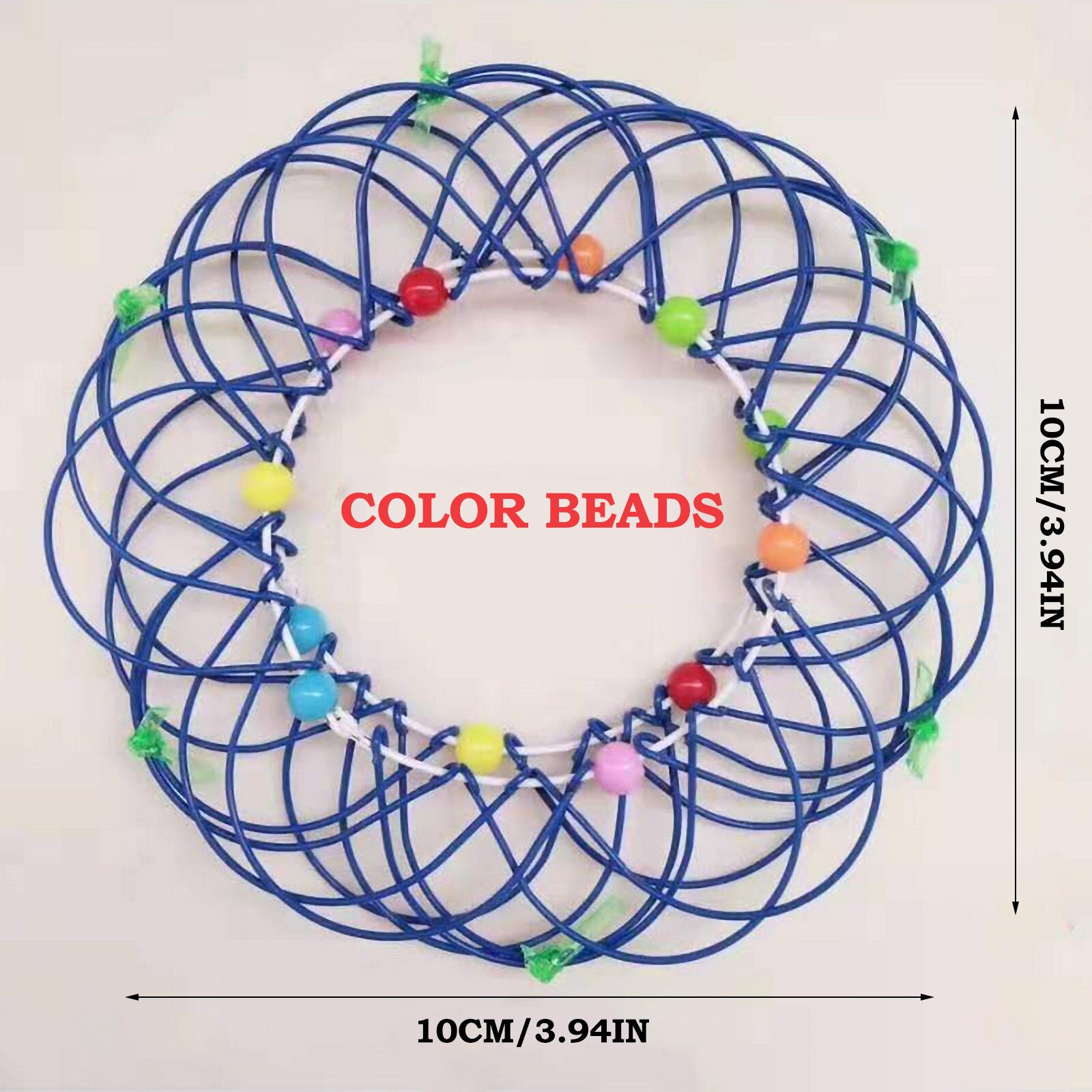 2 pezzi decompressione creativa deformazione acciaio morbido magico cesto di fiori cerchio sollievo dallo Stress divertente regalo di natale giocattolo per bambini Basket Ho