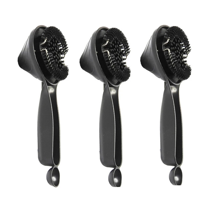 Coffee Machine Brush Cleaner 58mm Removable Group Head Cleaning Brush Barista Accessories Coffee Maker Kitchen Cleaning Tools: light yellow