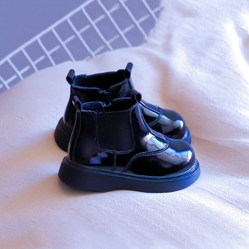 2022 outono e inverno meninas novo velo para manter quente martin botas meninas botas de moda crianças princesa botas curtas