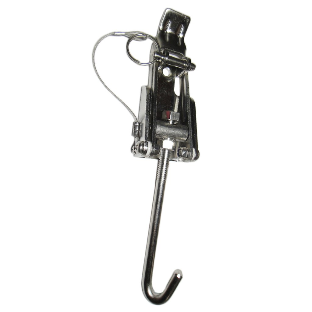 Tensor de cadena de ancla de acero inoxidable, bloqueo de tensión, carga de 700lb, 2 uds.