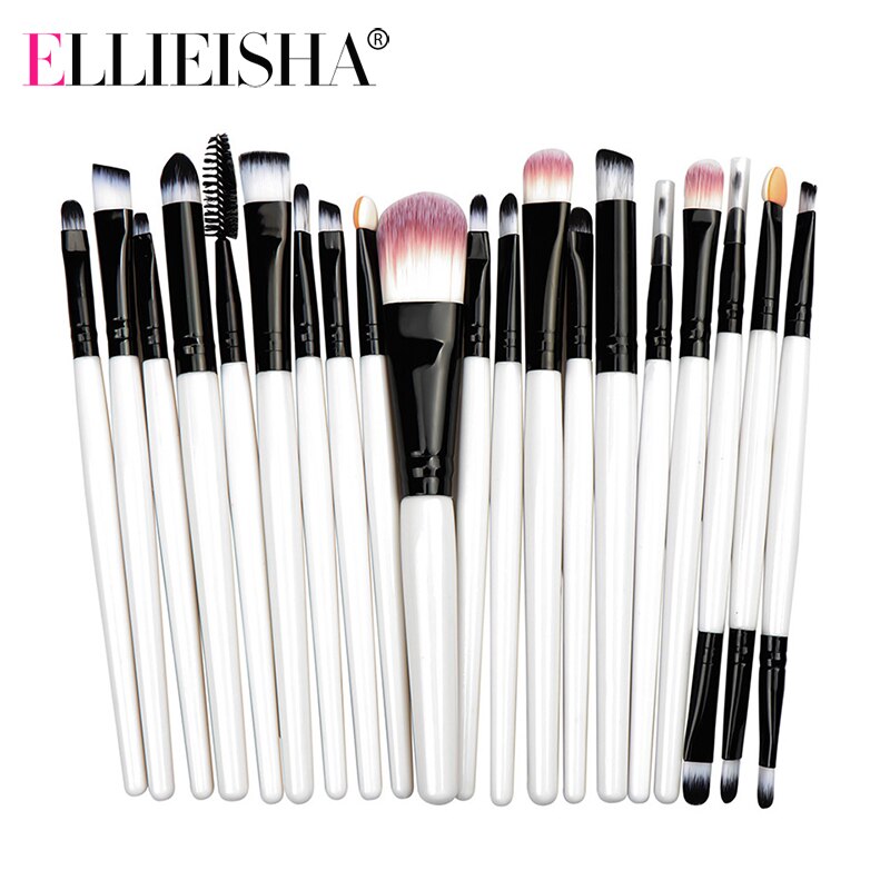 Ensemble de pinceaux de maquillage outils de maquillage pour les yeux à lèvres professionnels: BH