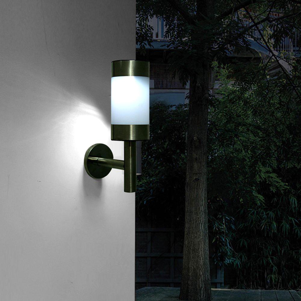 Moderne led væglampe solcelledrevne væglamper udendørs have veranda lys vandtæt