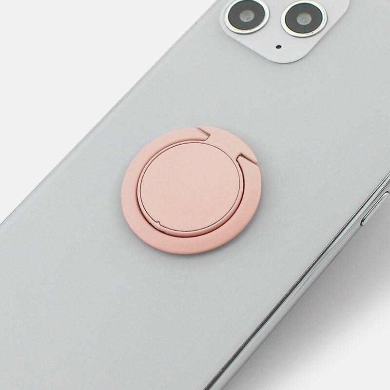 Ultra-cienki Stent akcesoria stojak na telefon komórkowy stojak palec serdeczny dla iphone 8 7 6 xiaomi mi8 5 plus uchwyt samochodowy stojak Smartphone: A42-Pink