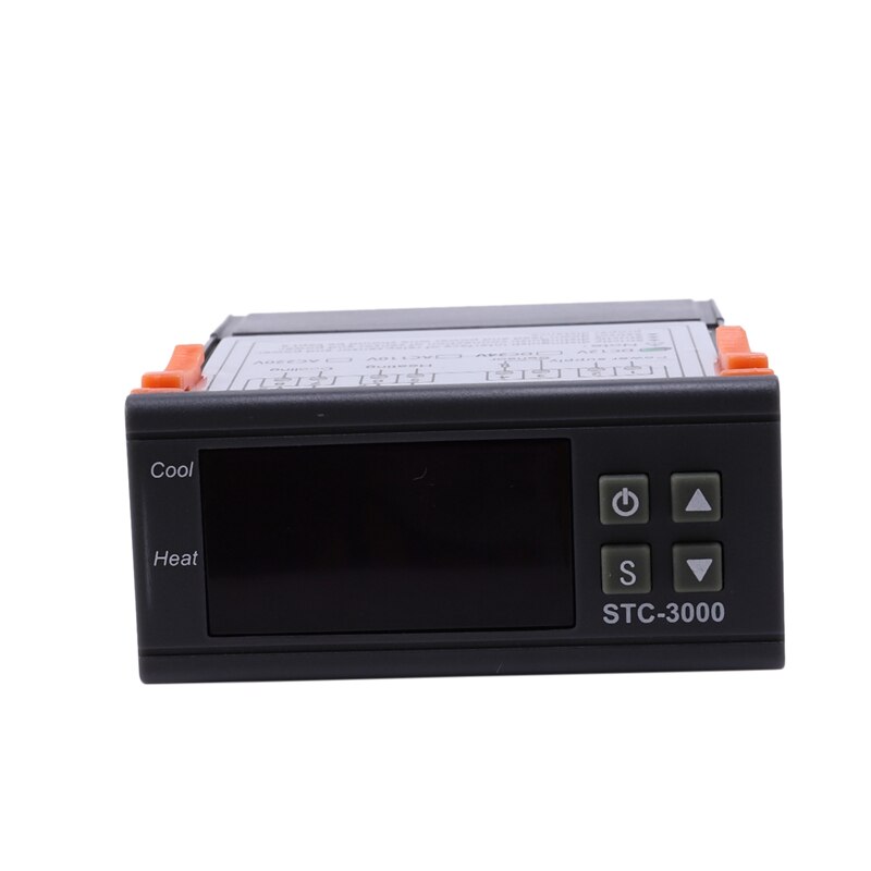 Stc-3000 Led Digitale Temperatuurregelaar Thermostaat Verwarming Cooling Sensor Vochtigheid Meter